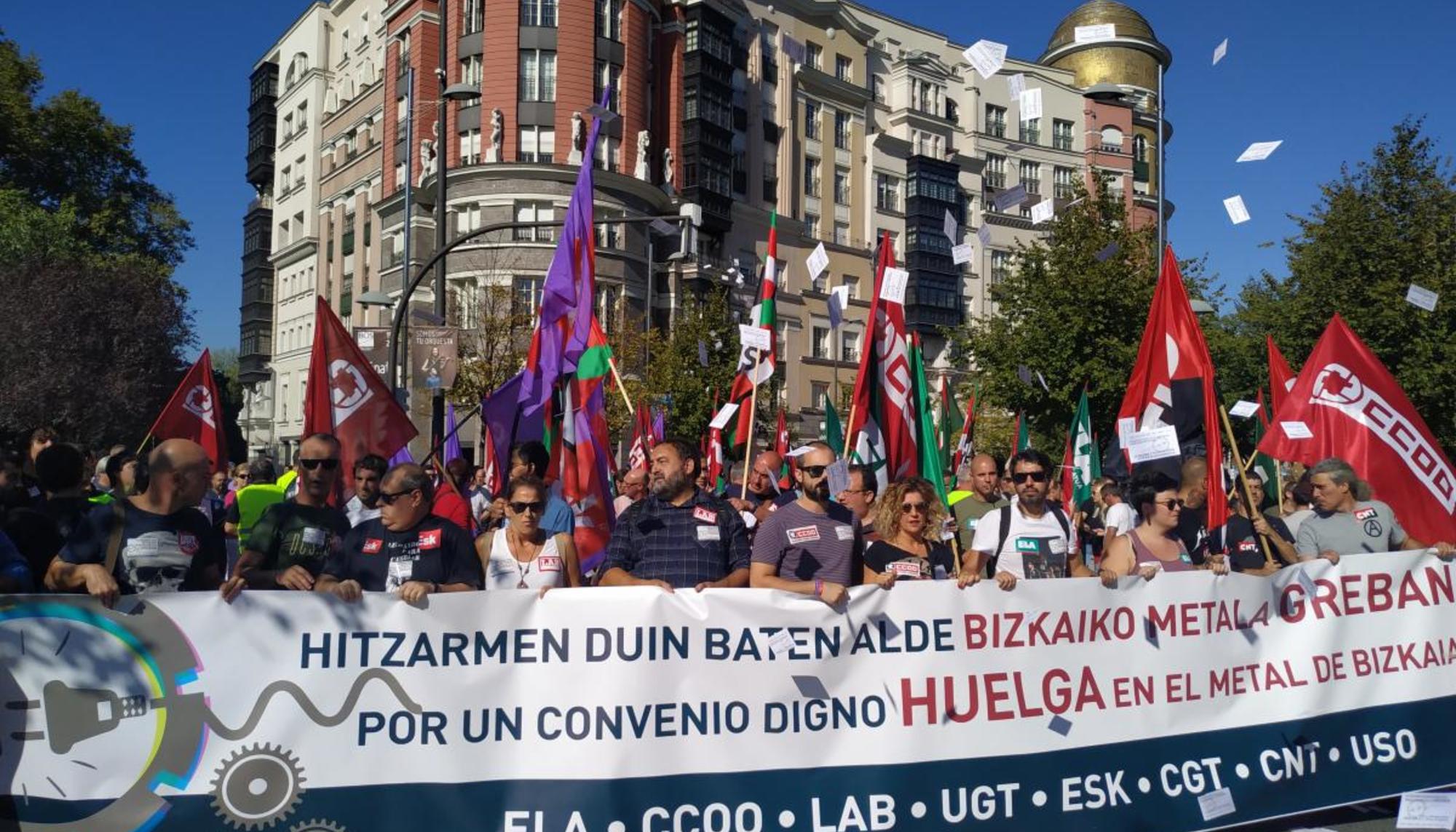 Industria vasca huelga del metal